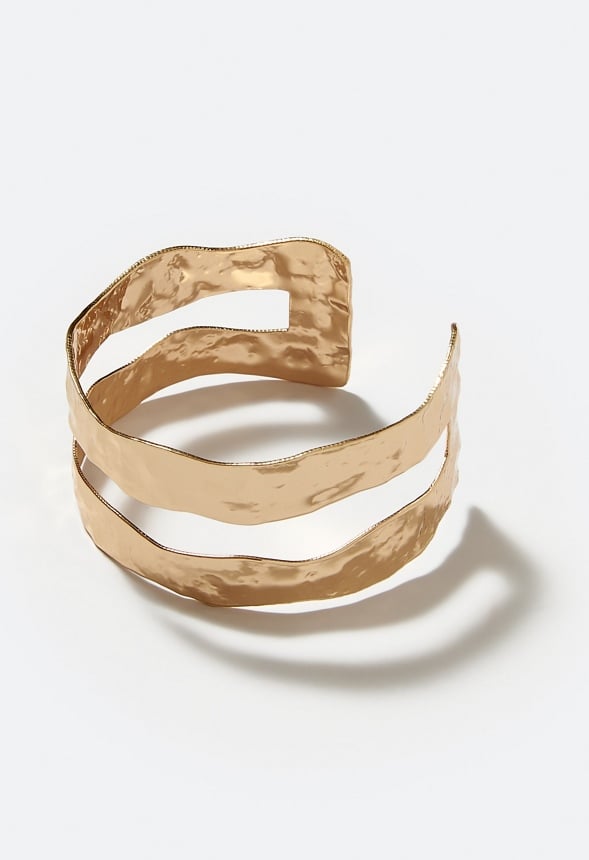 Anu Textured Metal Open Cuff