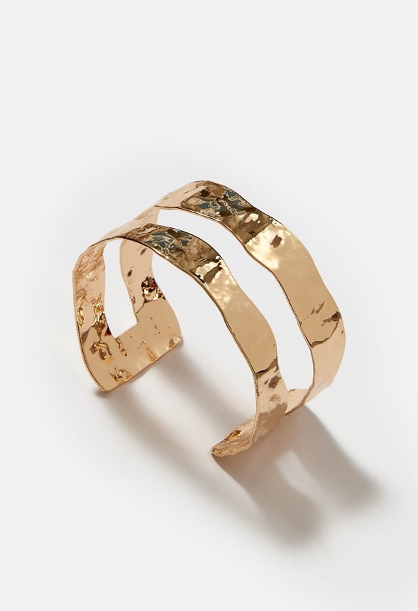 Anu Textured Metal Open Cuff