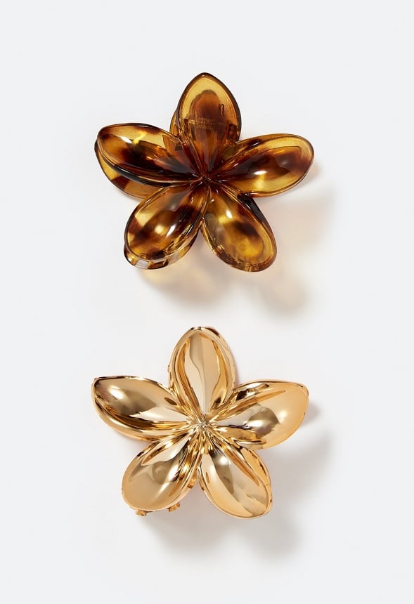 2-Pack Lana Flower Hair Claws
